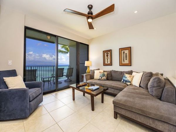Ocean Front Kahana Vacation Condo Sleeps Six Guests
