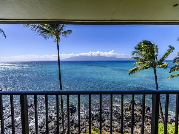 Ocean Front Kahana Vacation Condo Sleeps Six Guests
