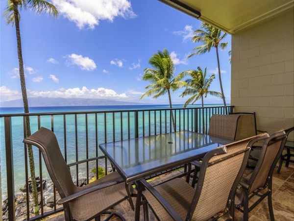 Ocean Front Kahana Vacation Condo Sleeps Six Guests