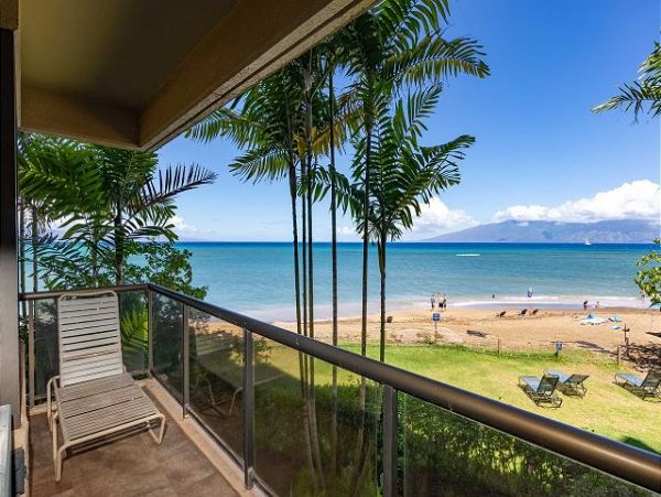 Kahana Oceanfront Two Bedroom Vacation Rental Condo