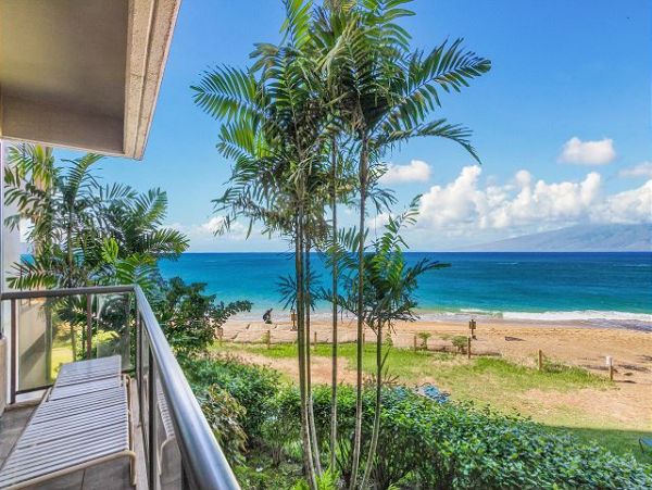 Kahana Oceanfront Two Bedroom Vacation Rental Condo