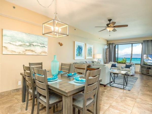 Kahana Oceanfront Two Bedroom Vacation Rental Condo