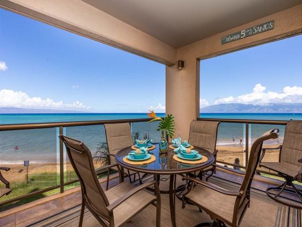 Kahana Oceanfront Two Bedroom Vacation Rental Condo