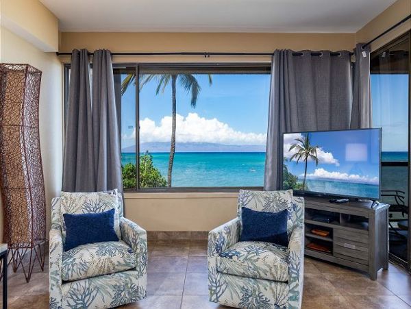Kahana Oceanfront Two Bedroom Vacation Rental Condo