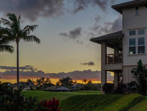 Golf Course & Ocean View Vacation Rental in Poipu