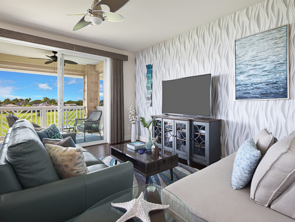 Golf Course & Ocean View Vacation Rental in Poipu