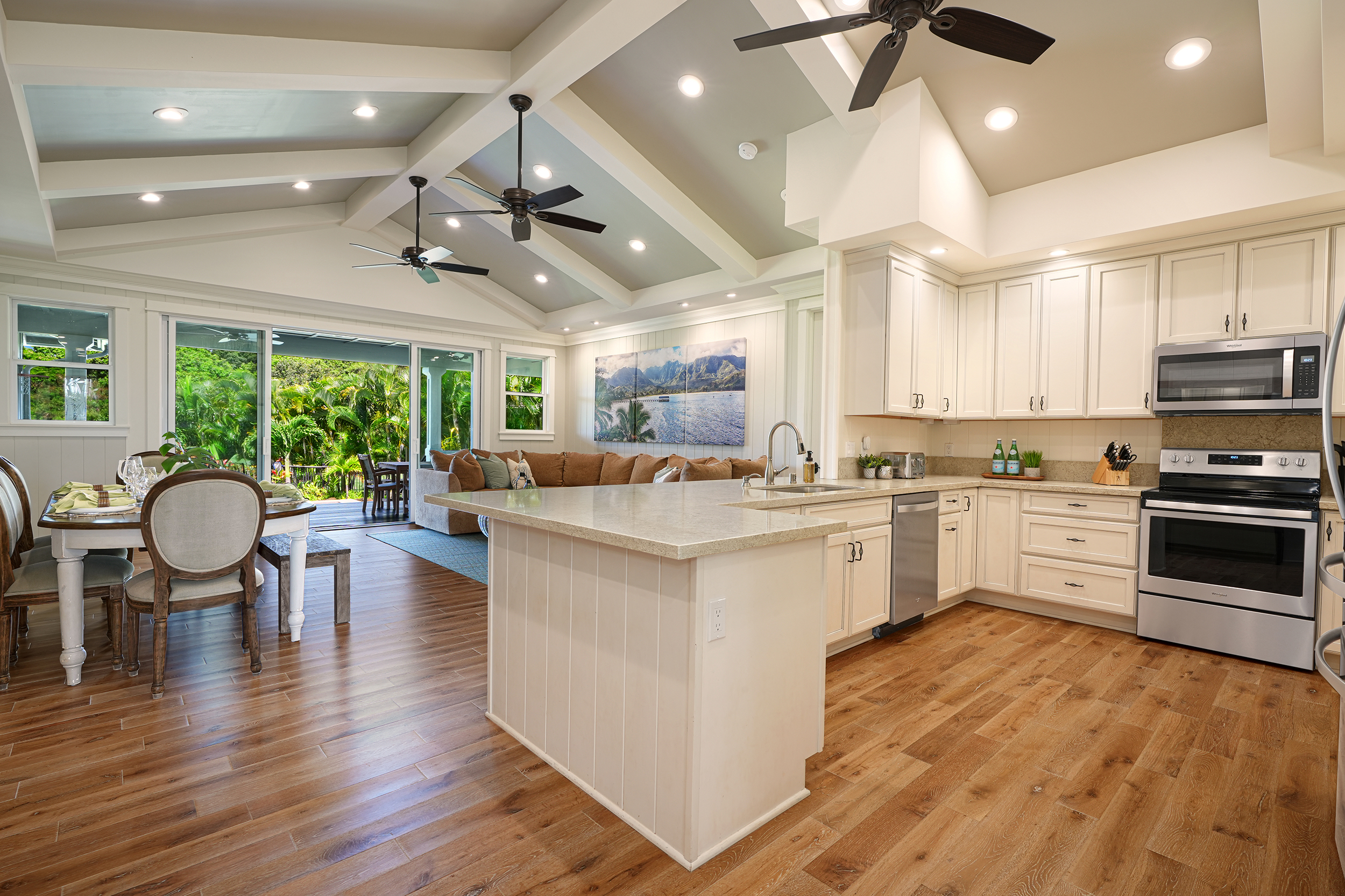 Koloa Vacation Home Four Bedroom Walk to Beach