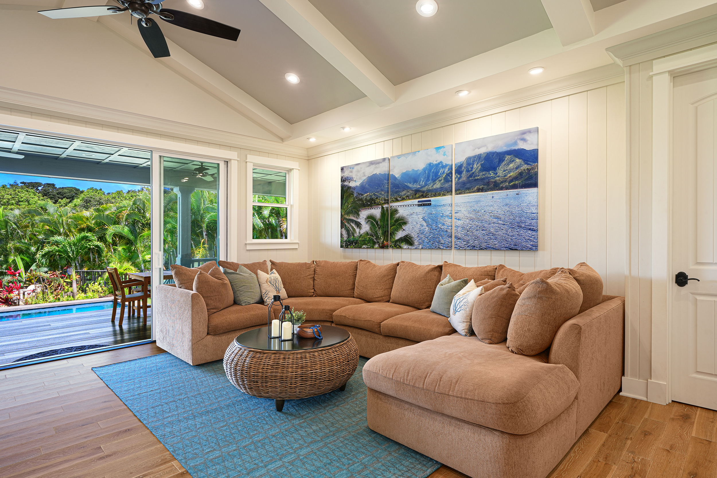 Koloa Vacation Home Four Bedroom Walk to Beach