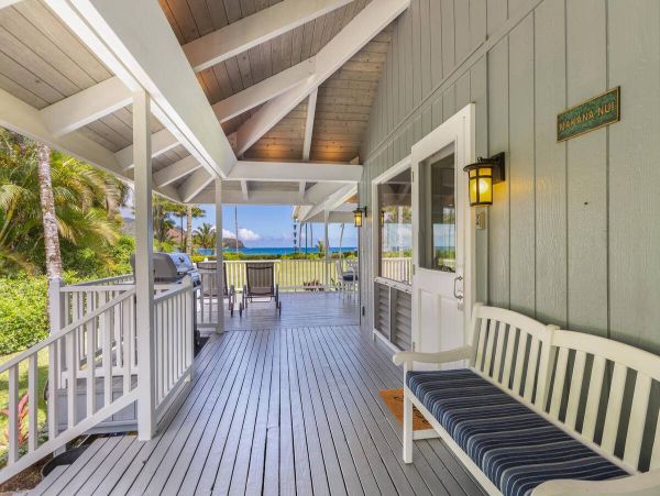 Hanalei Bay Beachfront Vacation Rental - Kauai North Shore Luxury Home