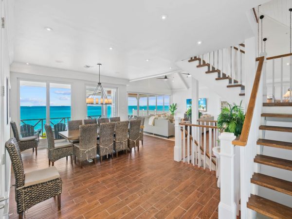 Ocean Front Exuma Vacation Home Six Bedroom