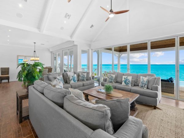 Ocean Front Exuma Vacation Home Six Bedroom