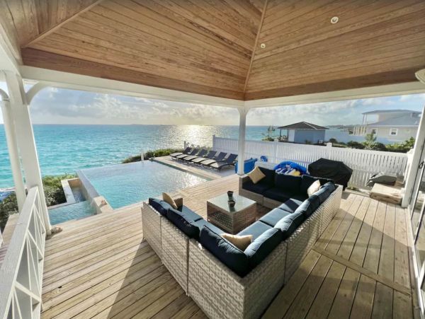 Ocean Front Exuma Vacation Home Six Bedroom