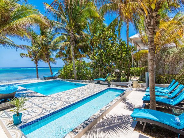 Oceanfront Luxury Grand Cayman Vacation Home Six Bedroom