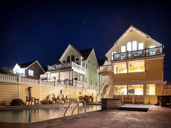 Oceanfront Kill Devil Hills Vacation Rental - 16BR Luxury Home with Pool, Theater & Game Room