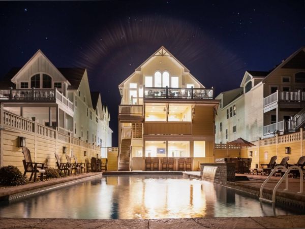 Oceanfront Kill Devil Hills Vacation Rental - 16BR Luxury Home with Pool, Theater & Game Room