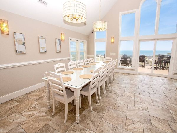 Oceanfront Kill Devil Hills Vacation Rental - 16BR Luxury Home with Pool, Theater & Game Room