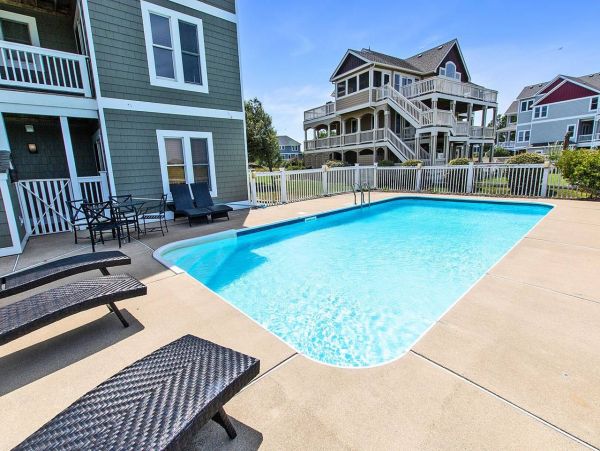 Charming Corolla Vacation Rental Private Pool Sleeps 12