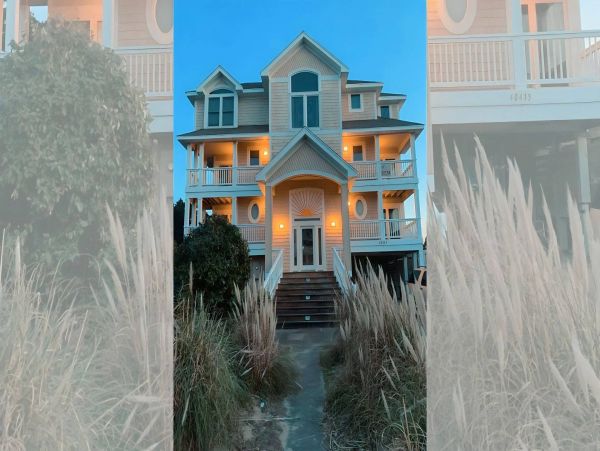 The Outer Banks Eight Bedroom Vacation Home Steps to The Sand