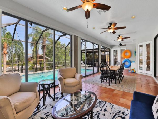 Apollo Beach Vacation Rental Waterfront Tampa Bay Home with Private Dock & Pool