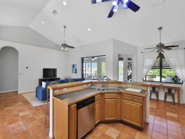 Apollo Beach Vacation Rental Waterfront Tampa Bay Home with Private Dock & Pool