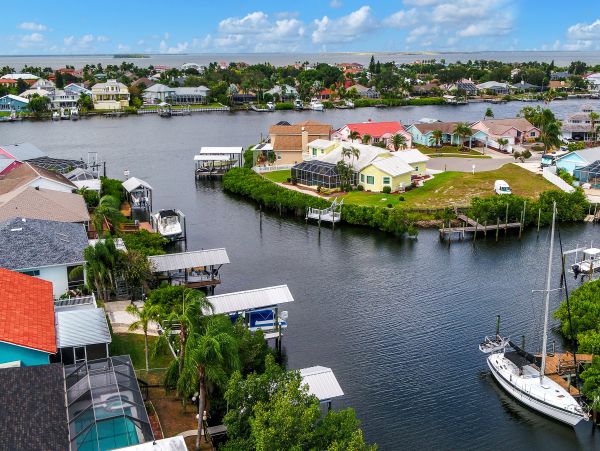 Apollo Beach Vacation Rental Waterfront Tampa Bay Home with Private Dock & Pool