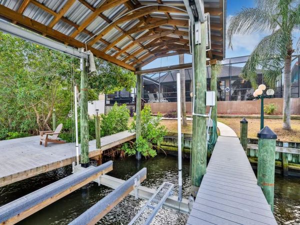 Apollo Beach Vacation Rental Waterfront Tampa Bay Home with Private Dock & Pool
