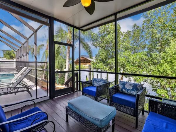 Apollo Beach Vacation Rental Waterfront Tampa Bay Home with Private Dock & Pool