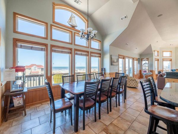 Luxurious Semi-Oceanfront 7-Bedroom Home in Corolla - Perfect Family Getaway