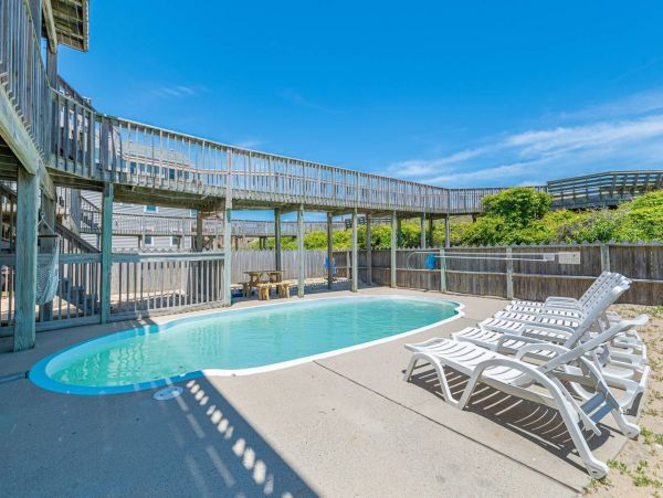 On Beach Nags Head Vacation Home Six Bedroom
