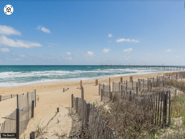 Private Walkway onto the Sand in Nags Head