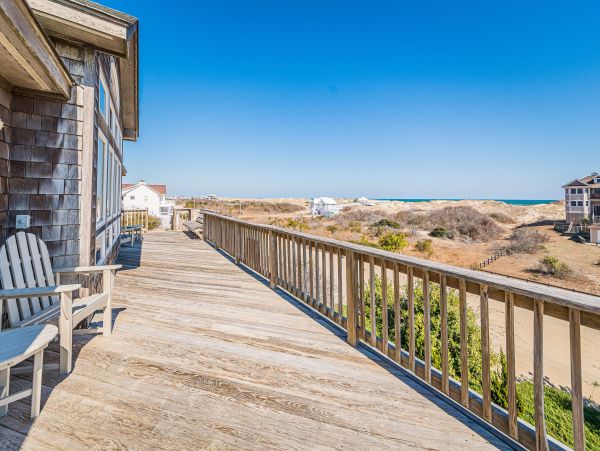 Semi-Oceanfront 6 Bedroom Vacation Rental in Carova Beach