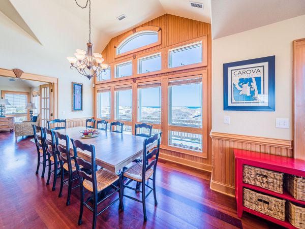 Semi-Oceanfront 6 Bedroom Vacation Rental in Carova Beach