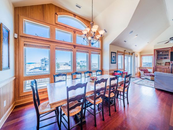 Semi-Oceanfront 6 Bedroom Vacation Rental in Carova Beach