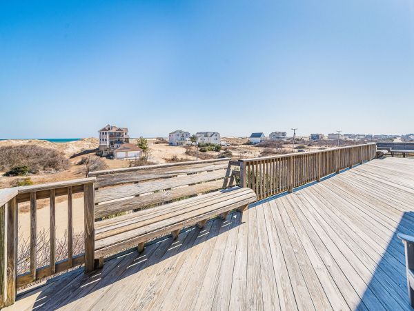 Semi-Oceanfront 6 Bedroom Vacation Rental in Carova Beach