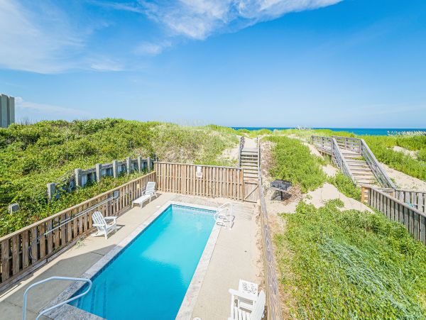 Outer Banks Oceanfront 8 Bedroom Vacation Home Private Pool & Spa