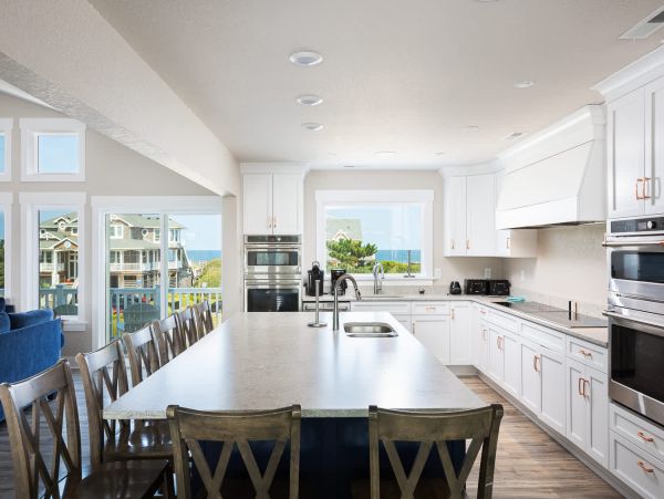 Steps to Beach Vacation Home in Corolla Sleeps 32 Guests