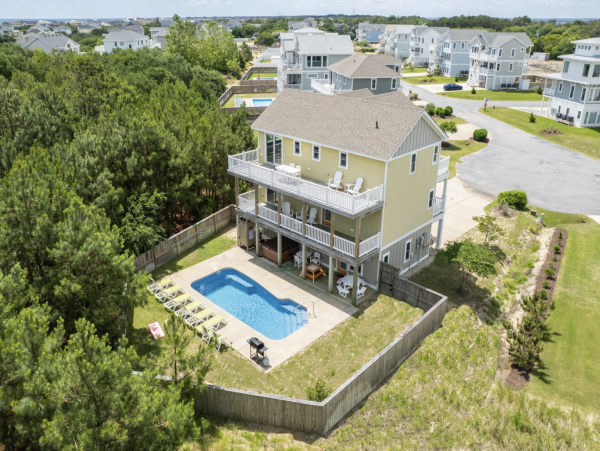 Outer Banks Luxury Vacation Rental  7-Bedroom Corolla Beach House with Pool & Game Room
