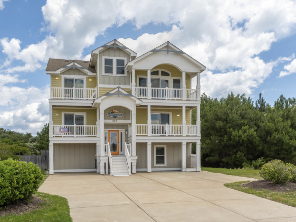 Outer Banks Luxury Vacation Rental  7-Bedroom Corolla Beach House with Pool & Game Room