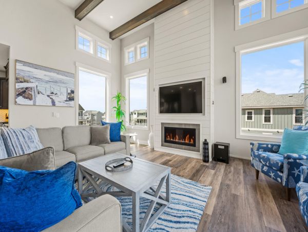 Corolla Shores Vacation Rental - OBX Luxury 9-Bedroom Home with Pool & Tiki Bar