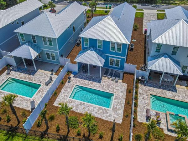 Panama City Beach Vacation Home Six Bedroom Walk to Beach
