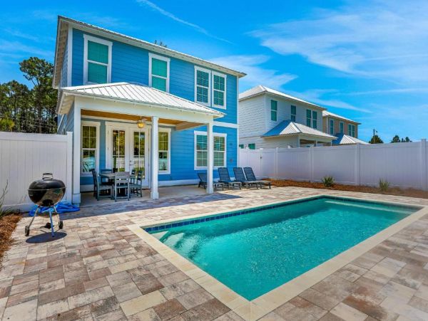 Panama City Beach Vacation Home Six Bedroom Walk to Beach
