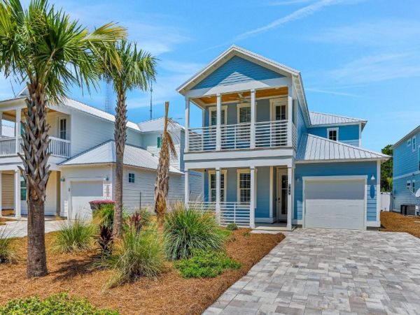Panama City Beach Vacation Home Six Bedroom Walk to Beach
