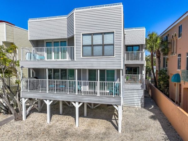 Siesta Key With Sun Deck Balconies and Steps onto the Beach WOW.