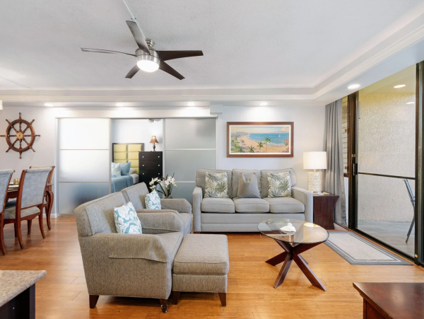 Spacious 3-Bedroom Ocean View Condo - Steps from Kamaole III Beach
