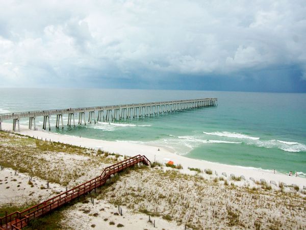 Beach Front Navarre Beach Vacation Home Four Bedroom