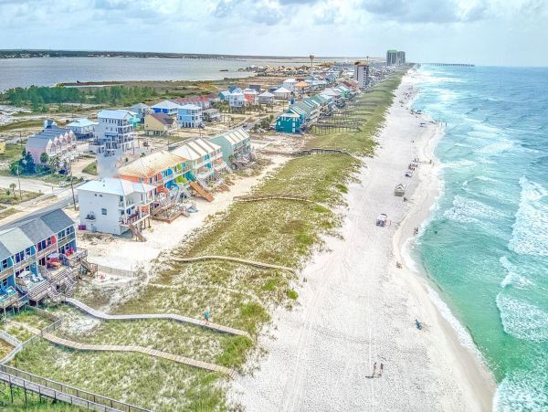 Beach Front Navarre Beach Vacation Home Four Bedroom