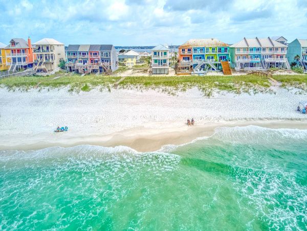 Beach Front Navarre Beach Vacation Home Four Bedroom