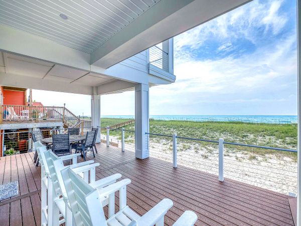 Beach Front Navarre Beach Vacation Home Four Bedroom