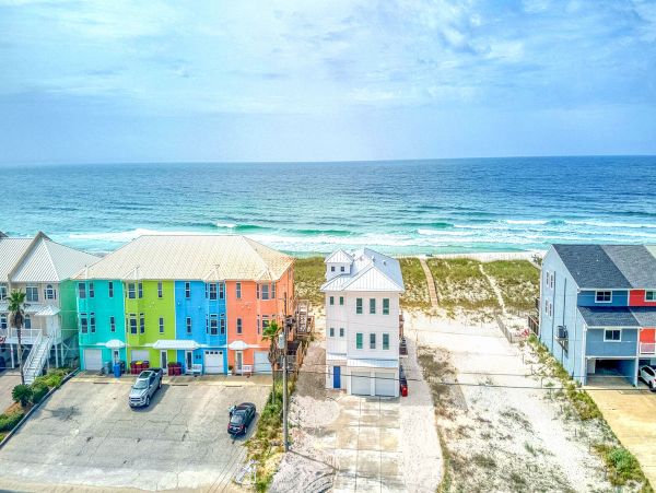 Beach Front Navarre Beach Vacation Home Four Bedroom