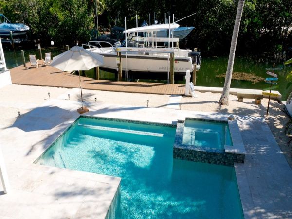 Only One Block to Beach Three Bedroom Vacation Home with Pool